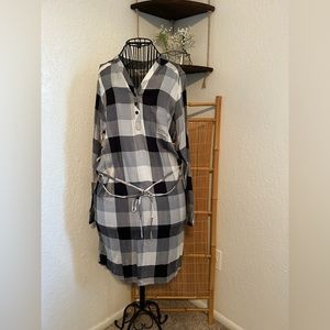 Black & White plaid dress